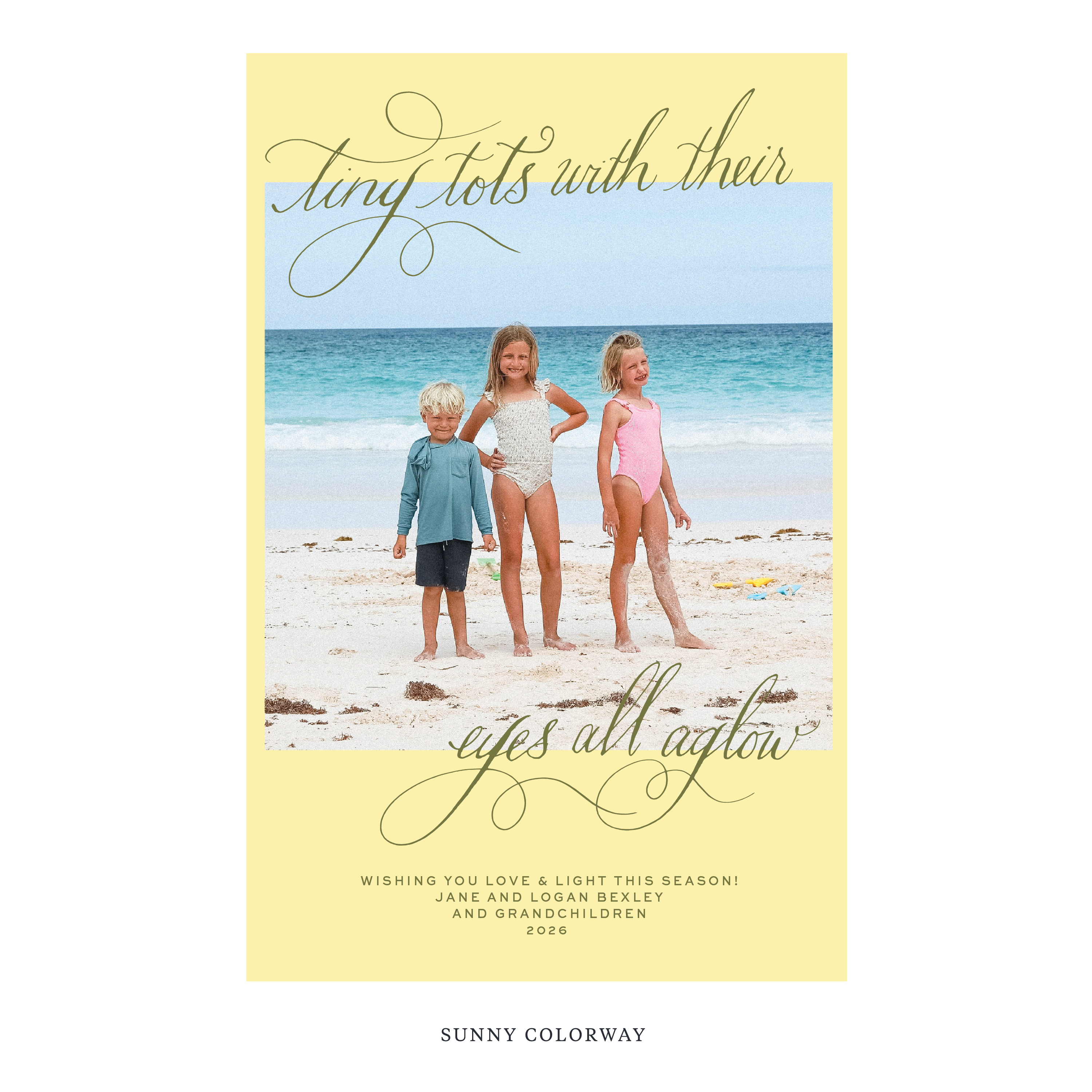 Bexley Digital Photo Holiday Card, Extra Large