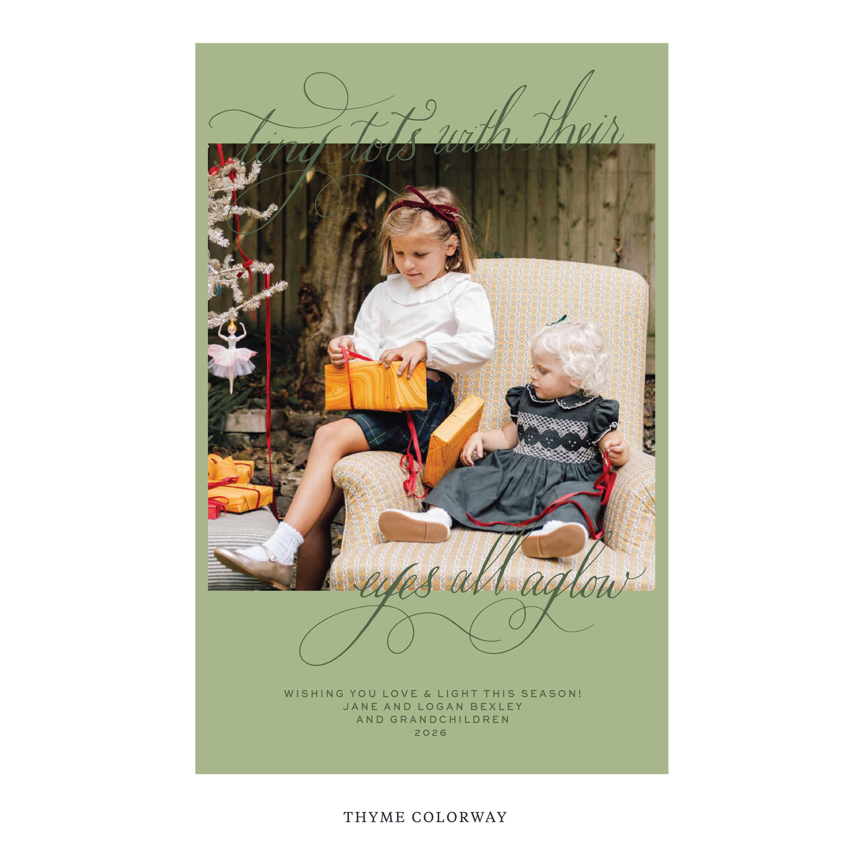 Bexley Digital Photo Holiday Card, Extra Large