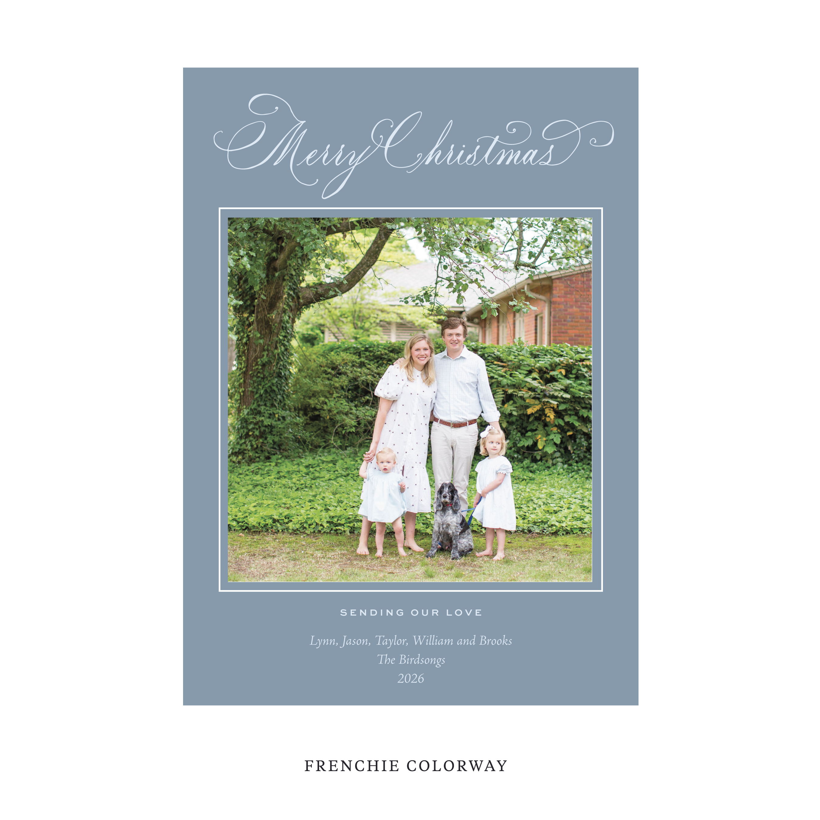 Middleton Classic Flat Print Holiday Card, Large