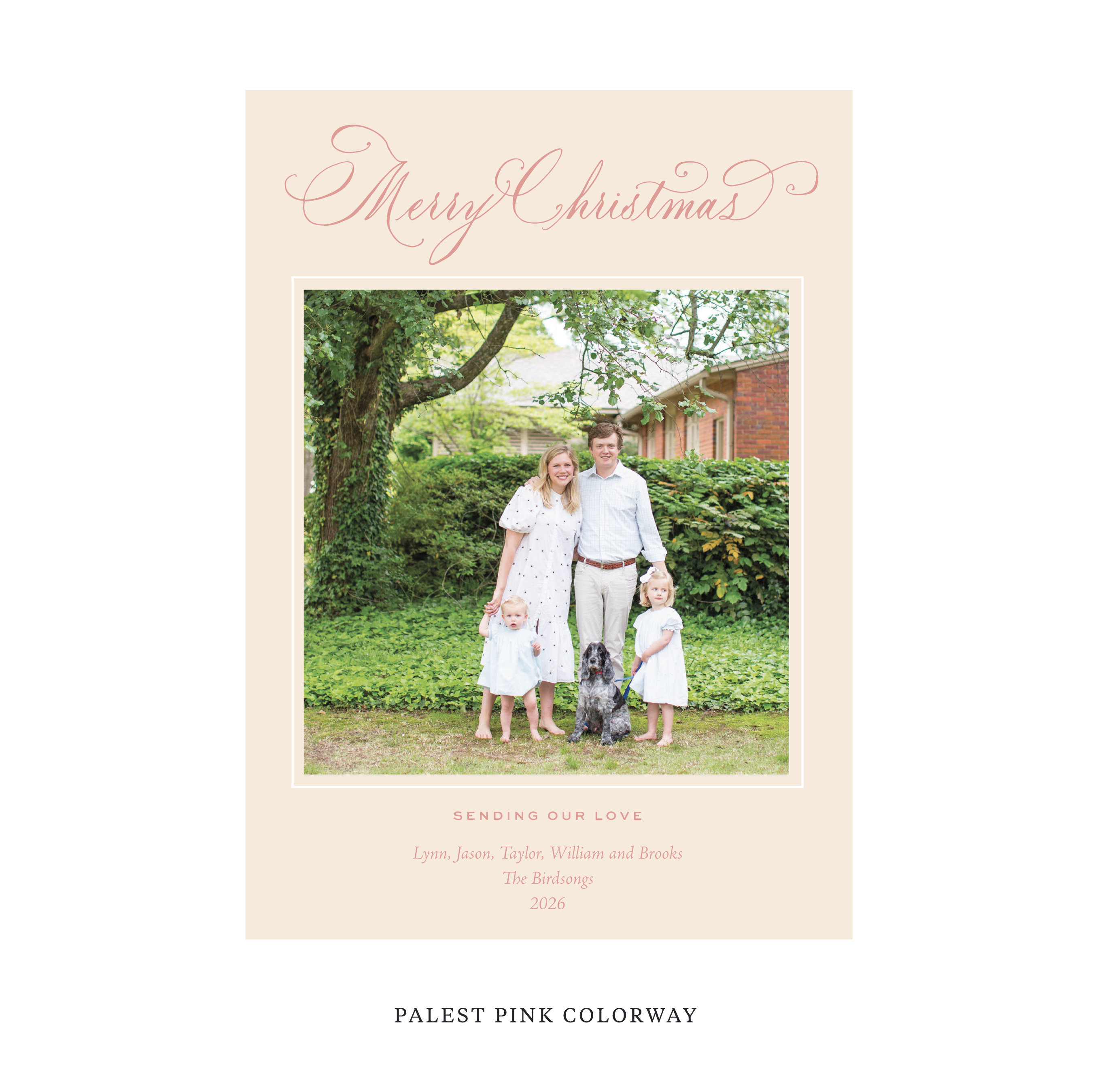 Middleton Classic Flat Print Holiday Card, Large