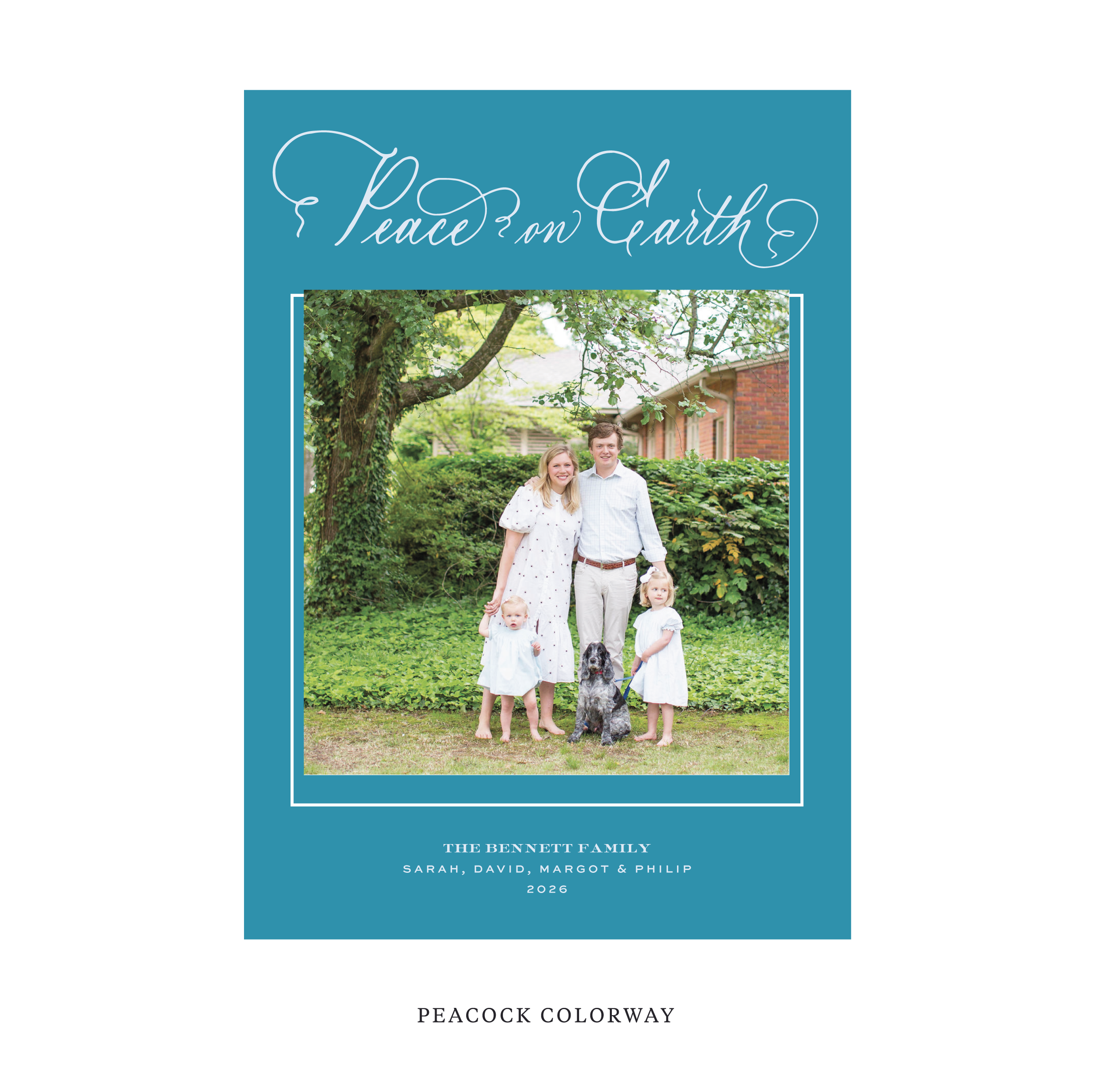 Middleton Classic Flat Print Holiday Card, Large