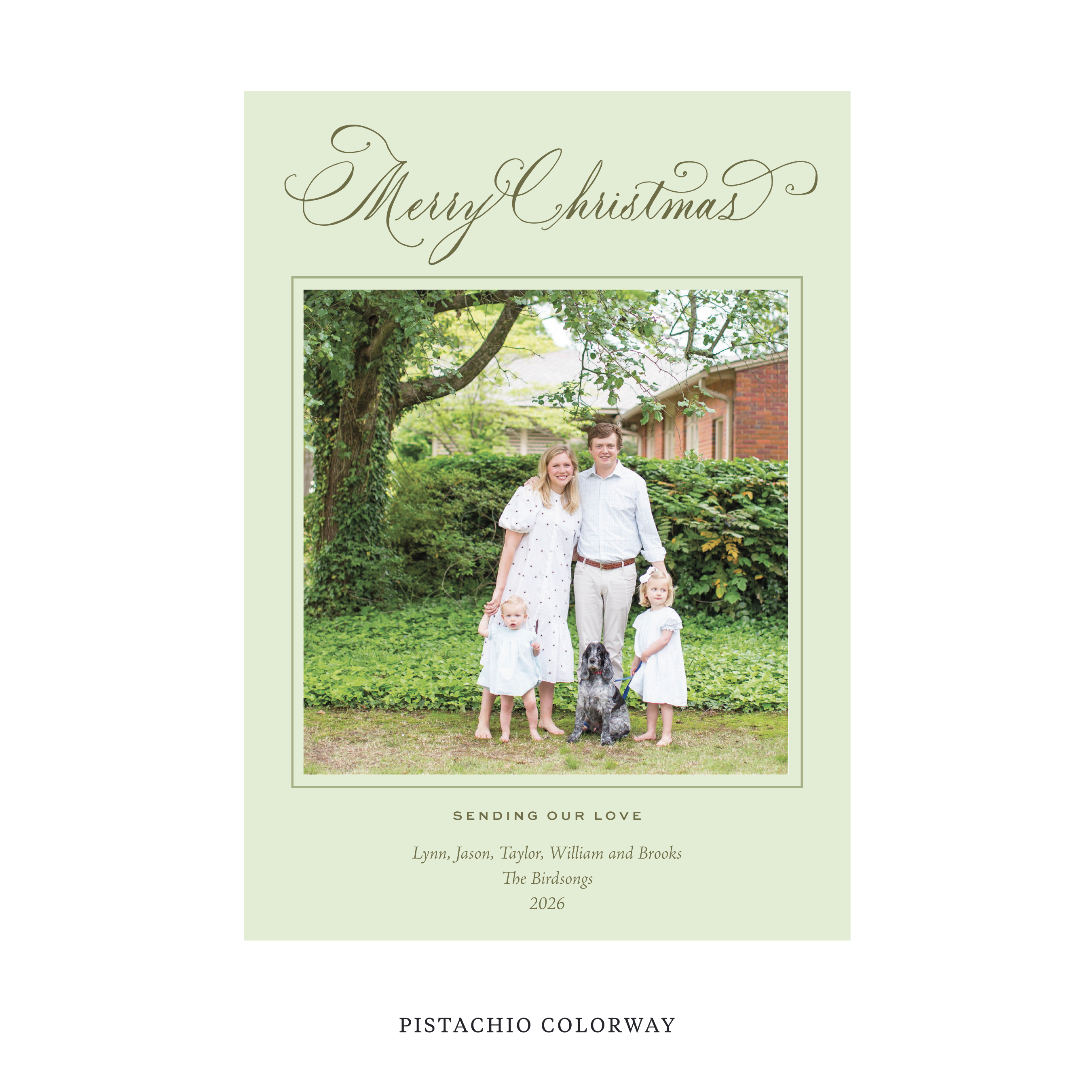 Middleton Classic Flat Print Holiday Card, Large