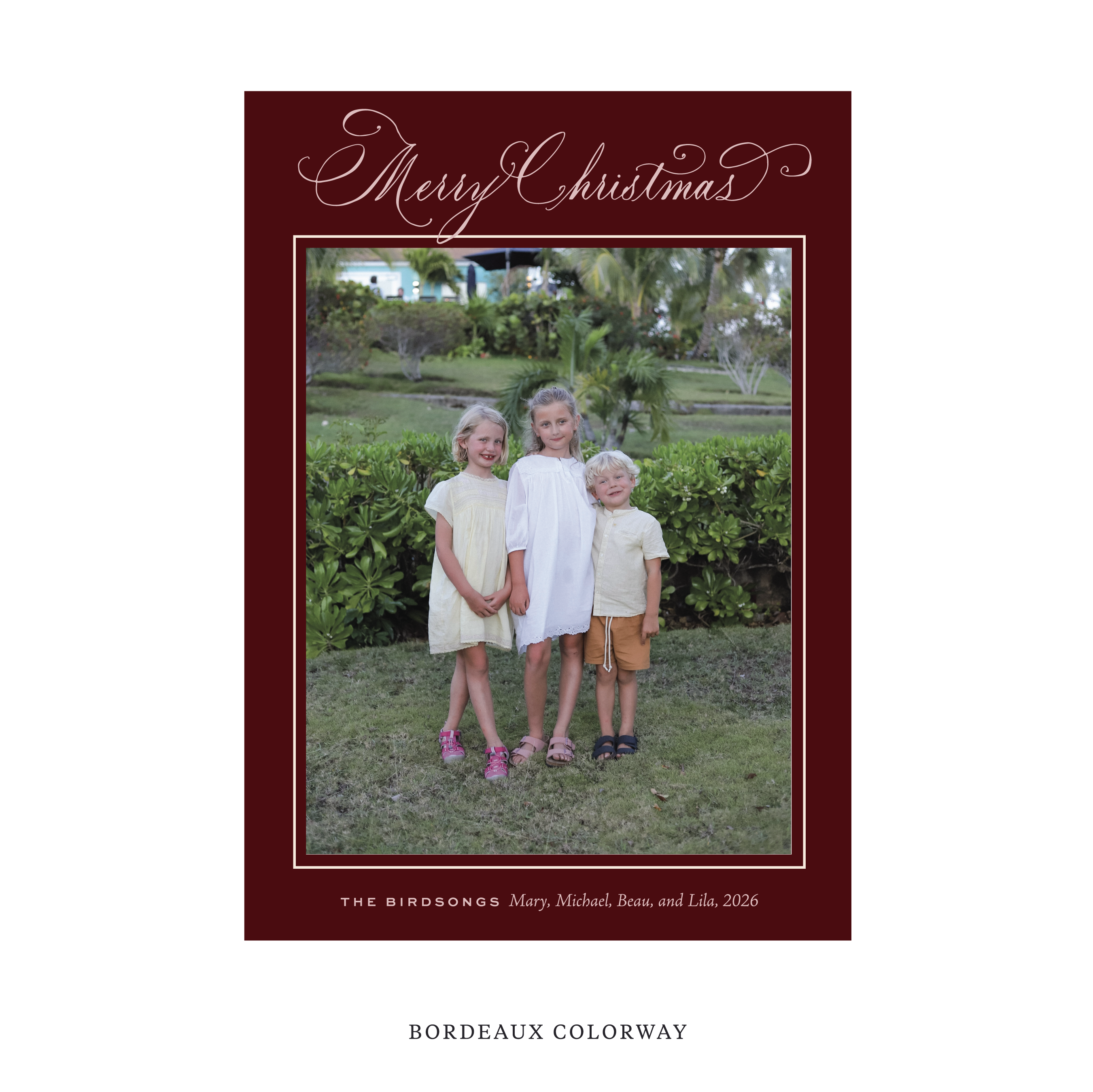 Middleton Classic Flat Print Holiday Card, Large II
