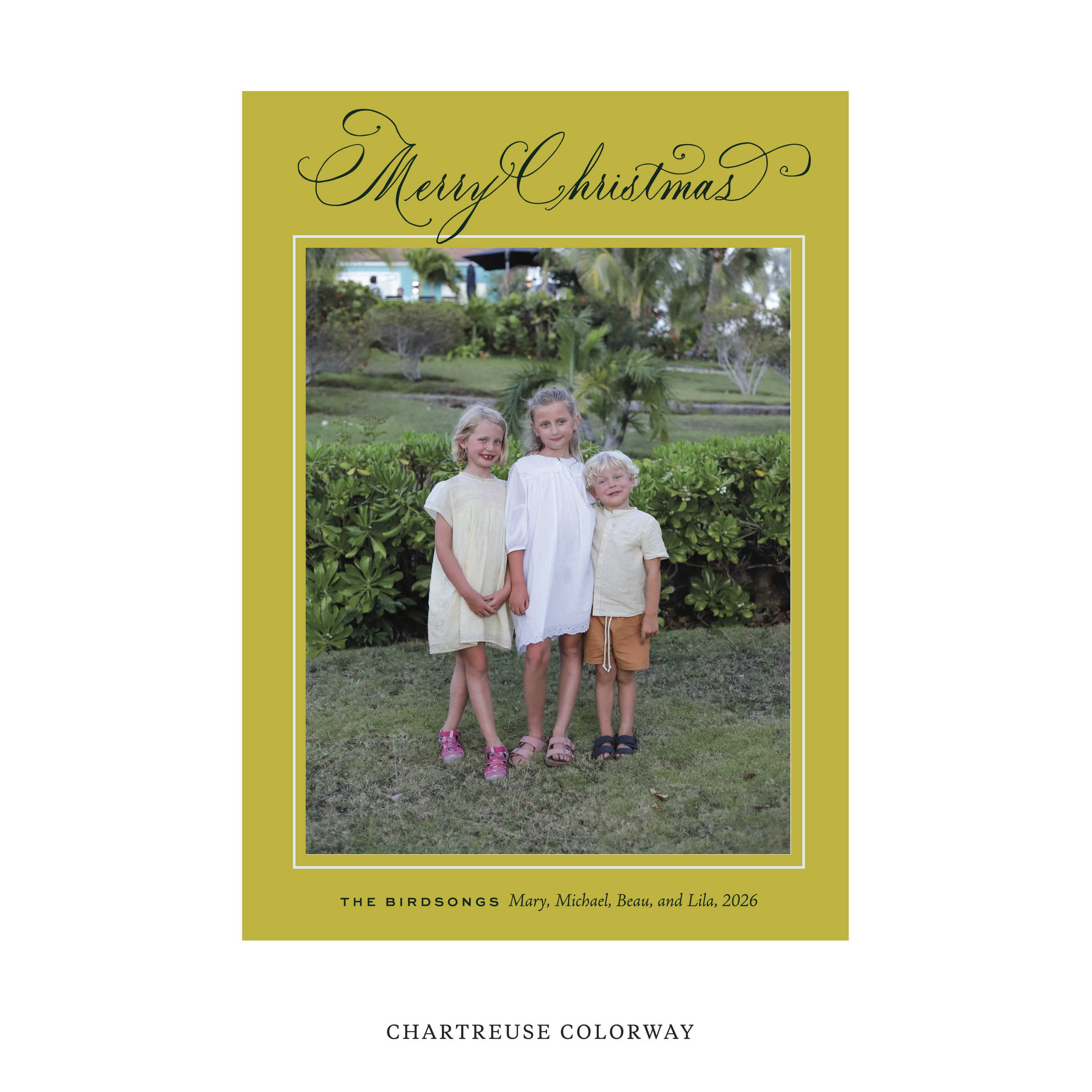 Middleton Classic Flat Print Holiday Card, Large II