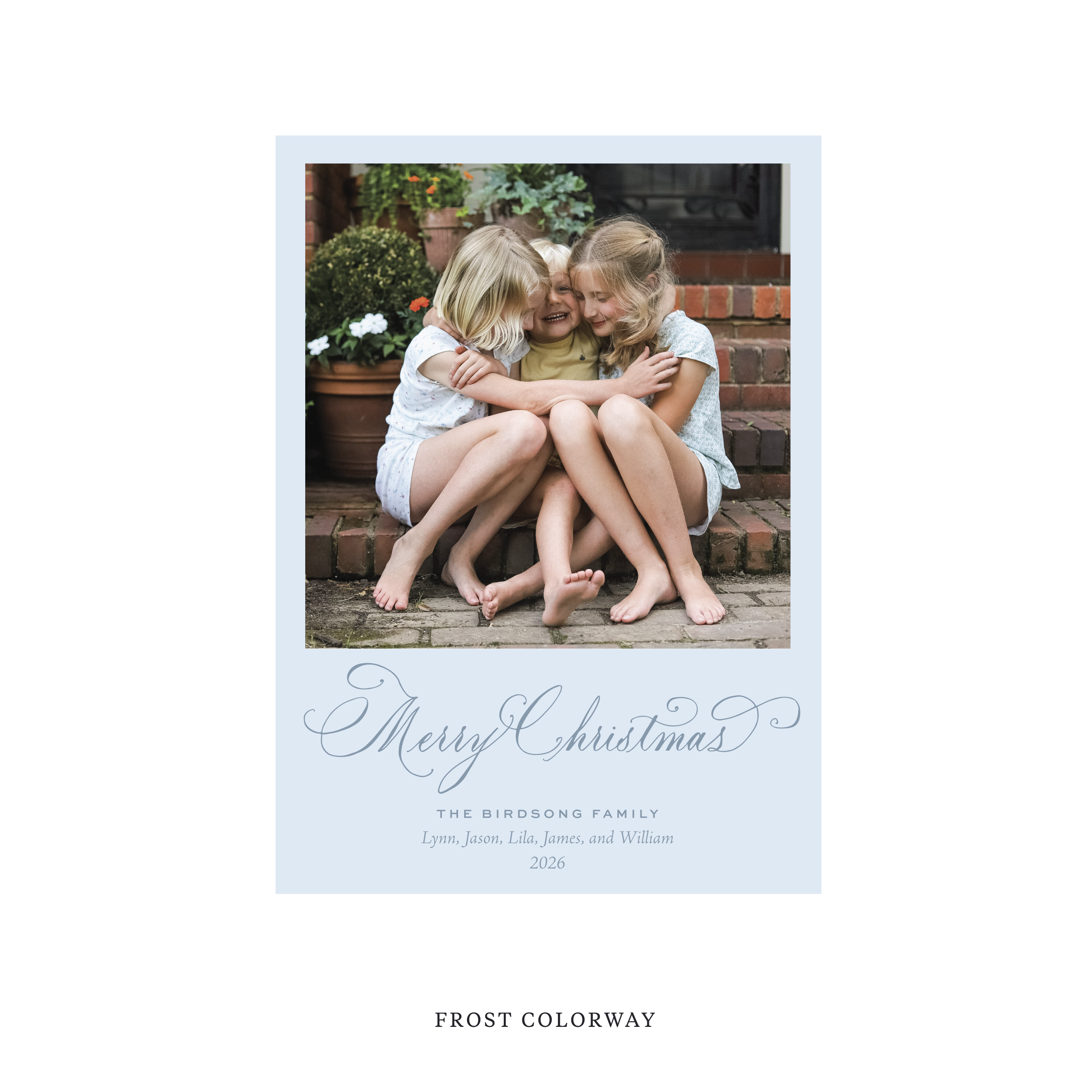 Middleton Classic Flat Print Holiday Card, Medium II
