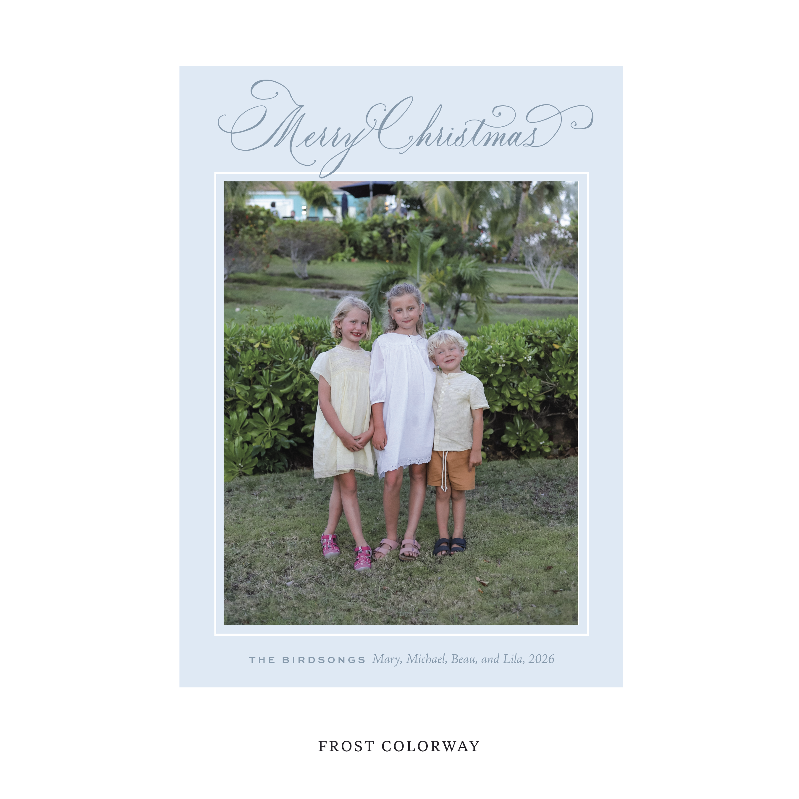 Middleton Classic Flat Print Holiday Card, Large II