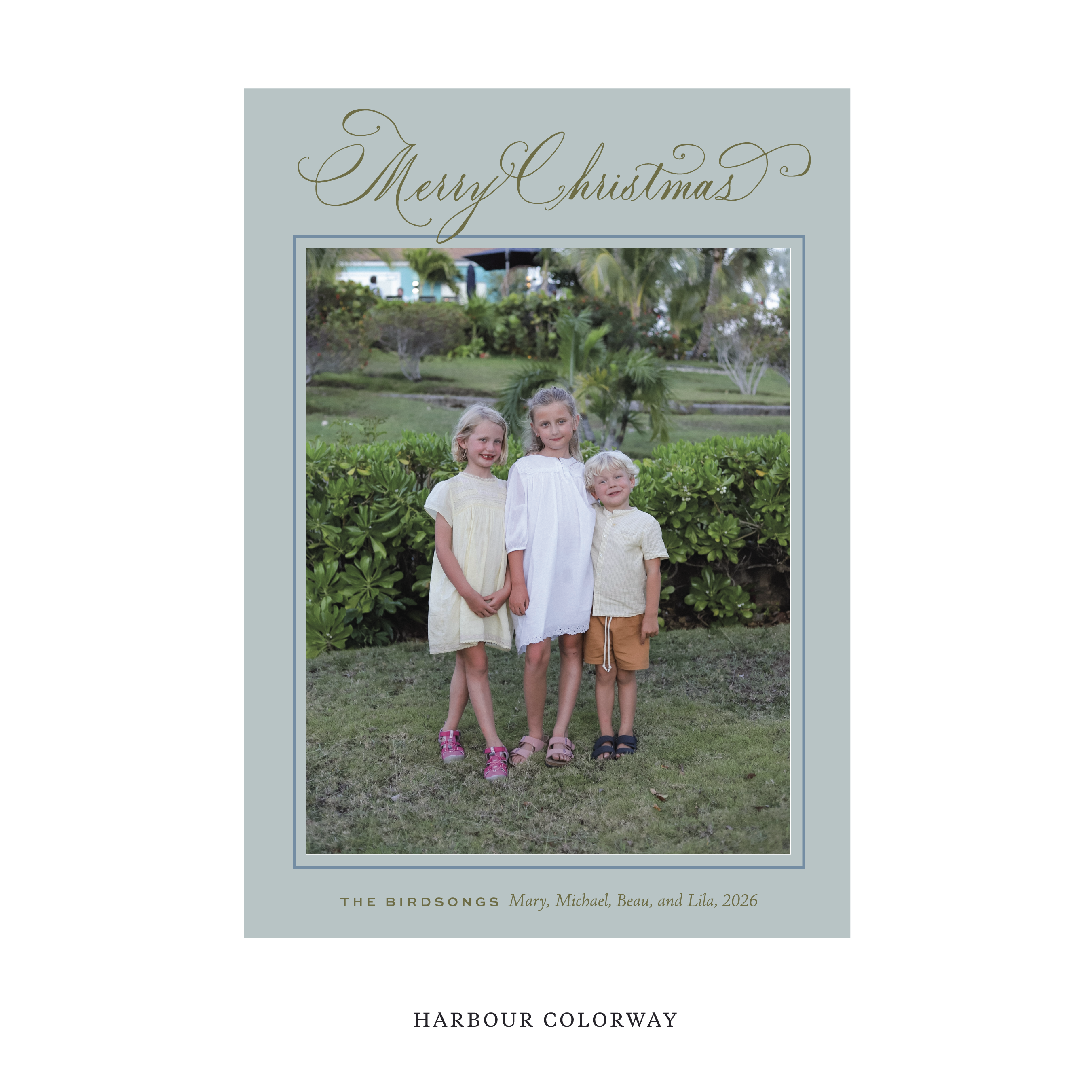 Middleton Classic Flat Print Holiday Card, Large II
