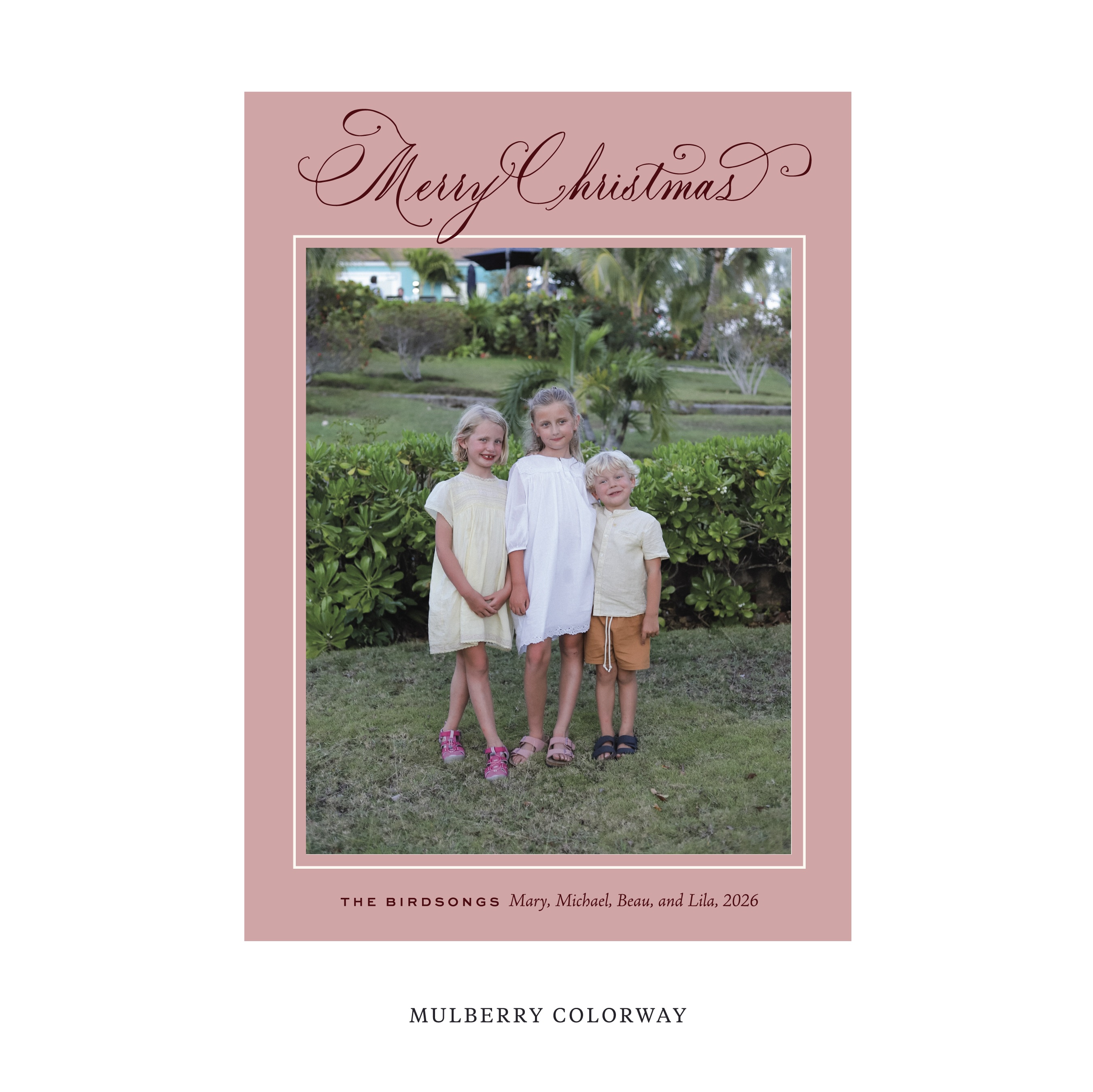 Middleton Classic Flat Print Holiday Card, Large II