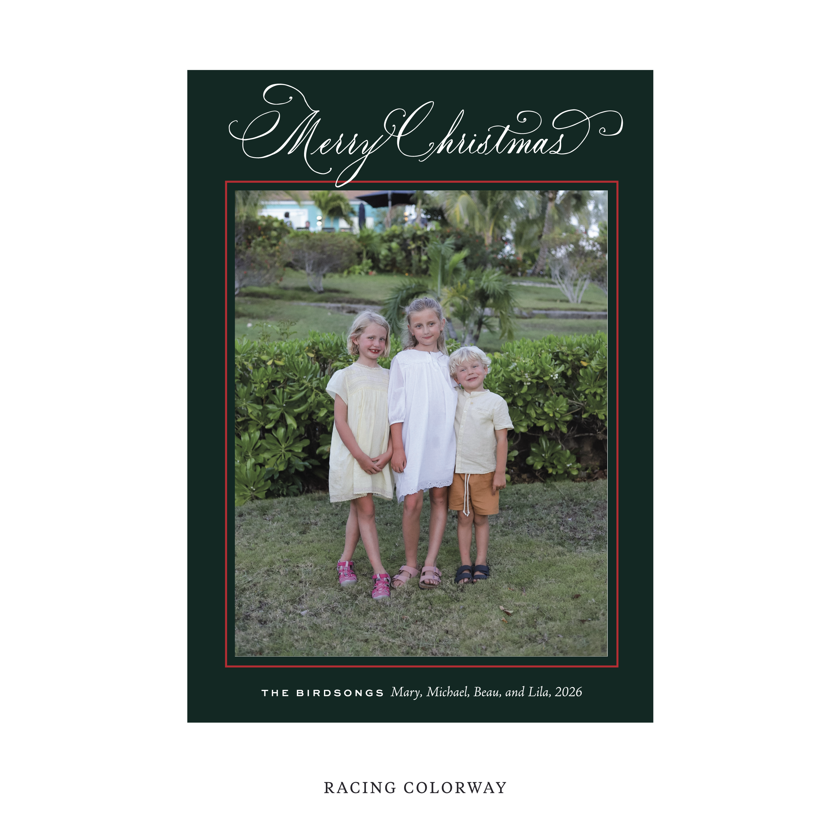 Middleton Classic Flat Print Holiday Card, Large II
