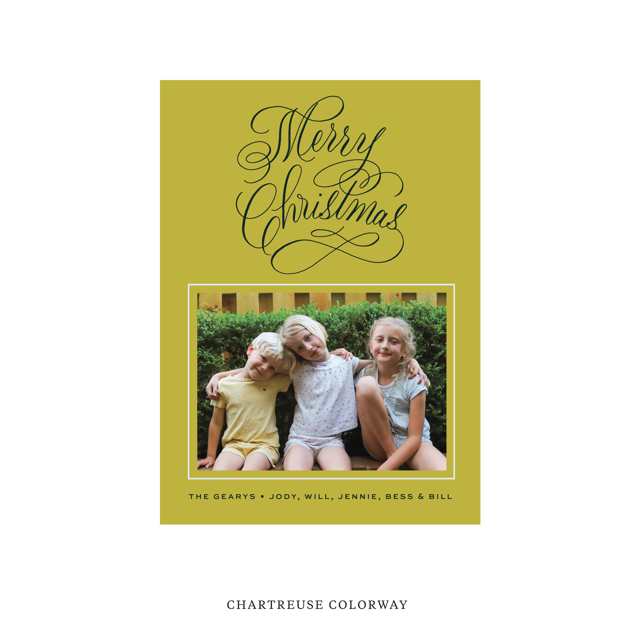Blakely Classic Flat Print Holiday Card, Medium