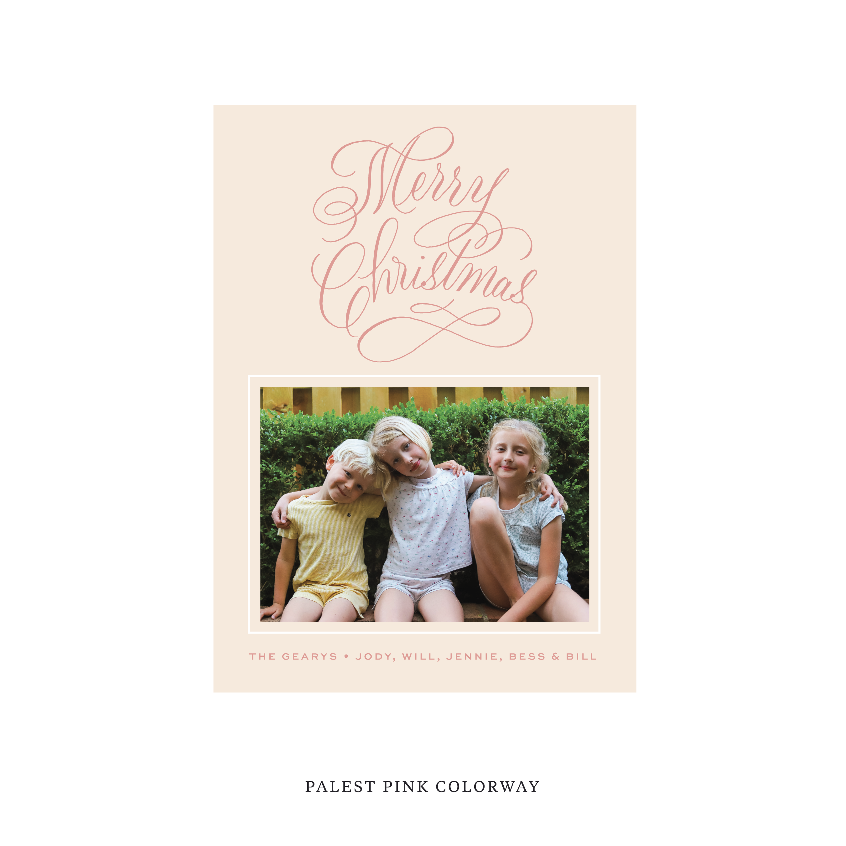 Blakely Classic Flat Print Holiday Card, Medium