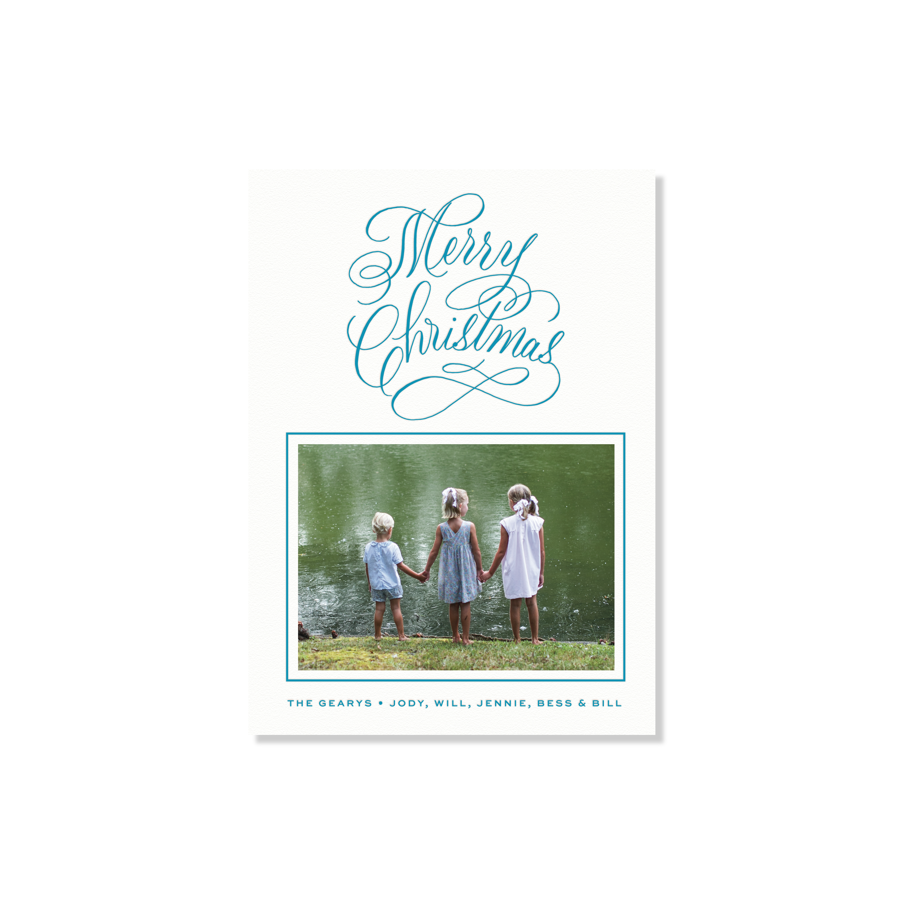 Blakely Letterpress Holiday Card, Medium