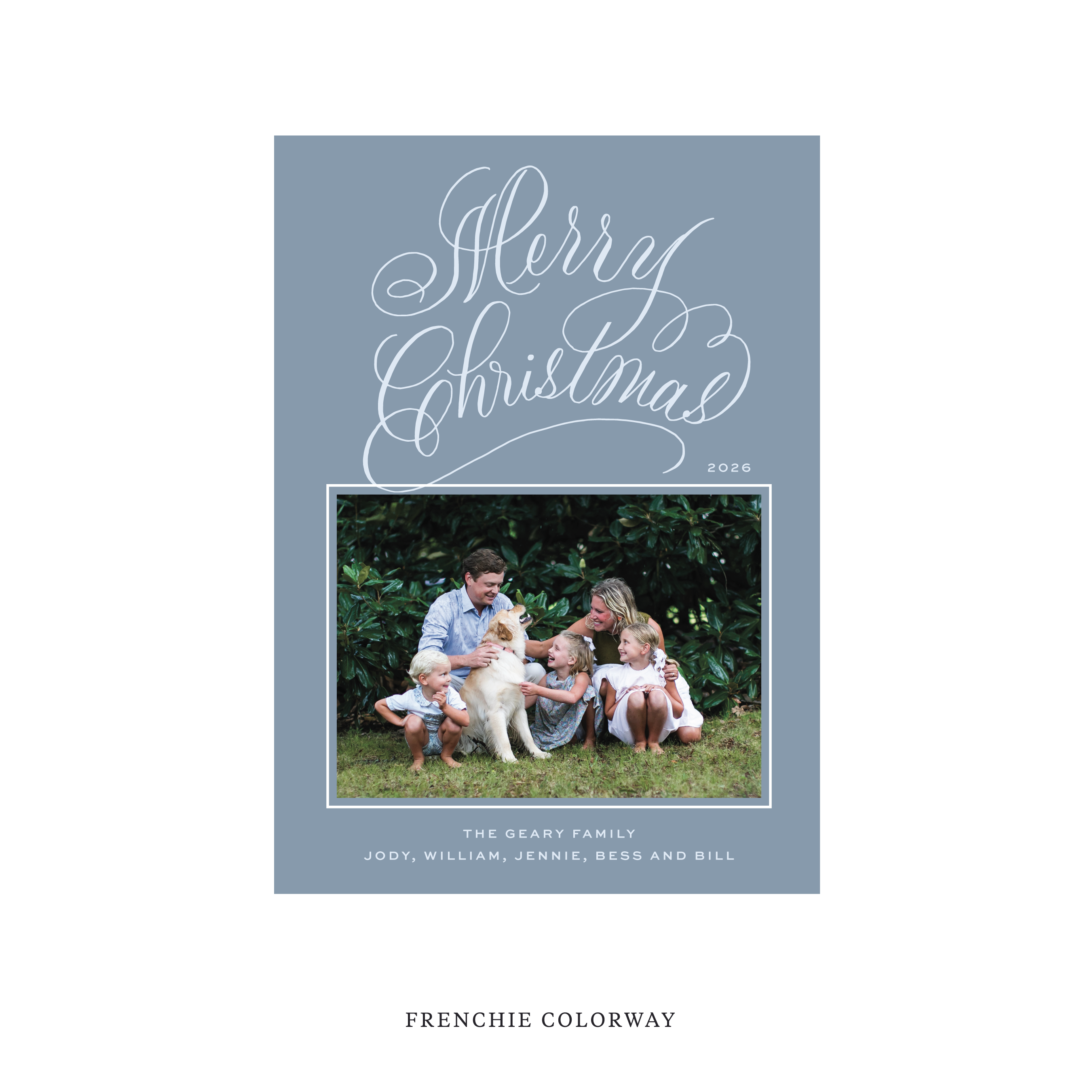 Blakely II Classic Flat Print Holiday Card, Medium