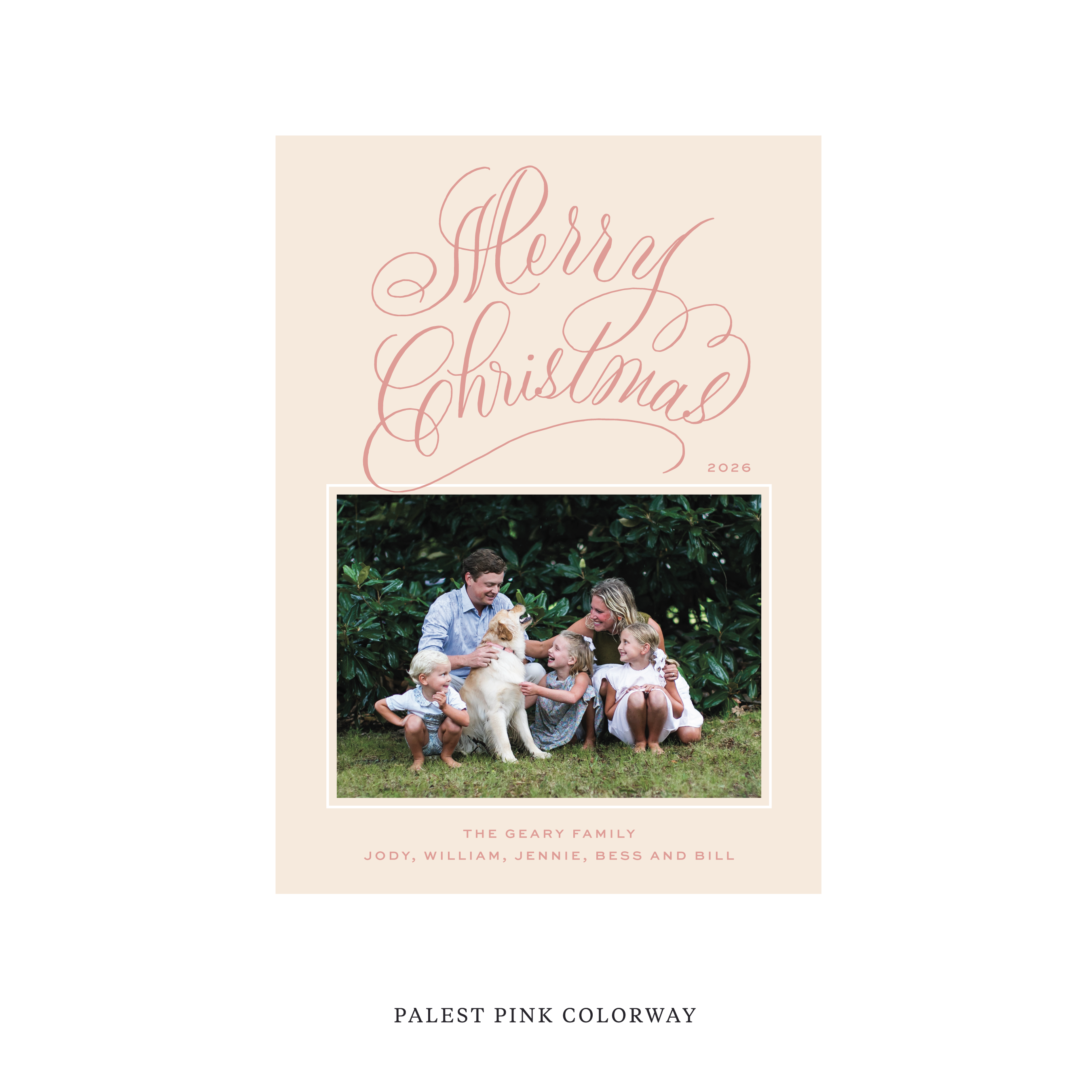 Blakely II Classic Flat Print Holiday Card, Medium
