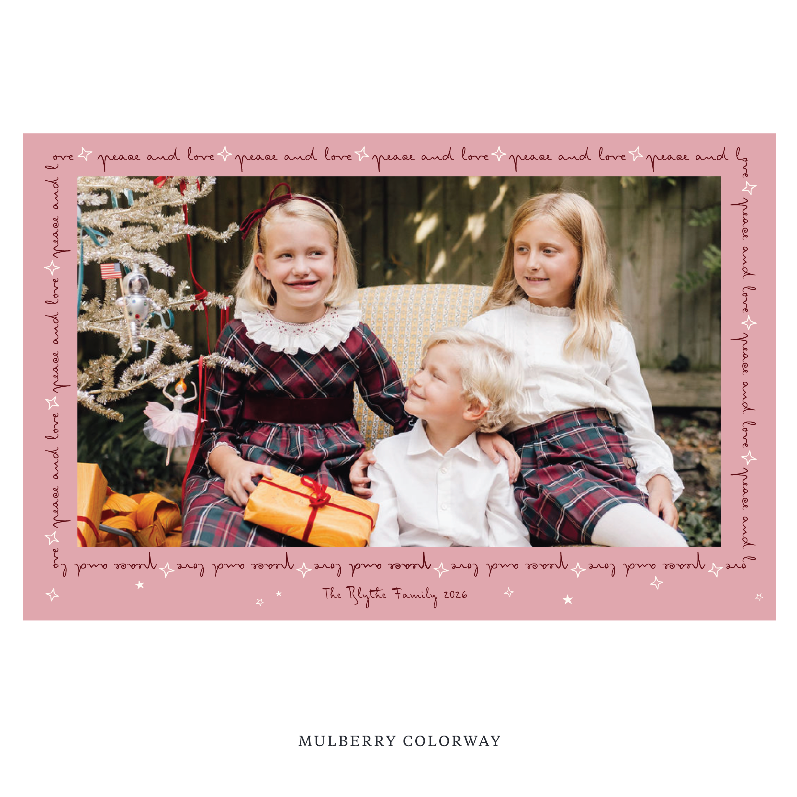 Blythe Digital Photo Holiday Card, Extra Large