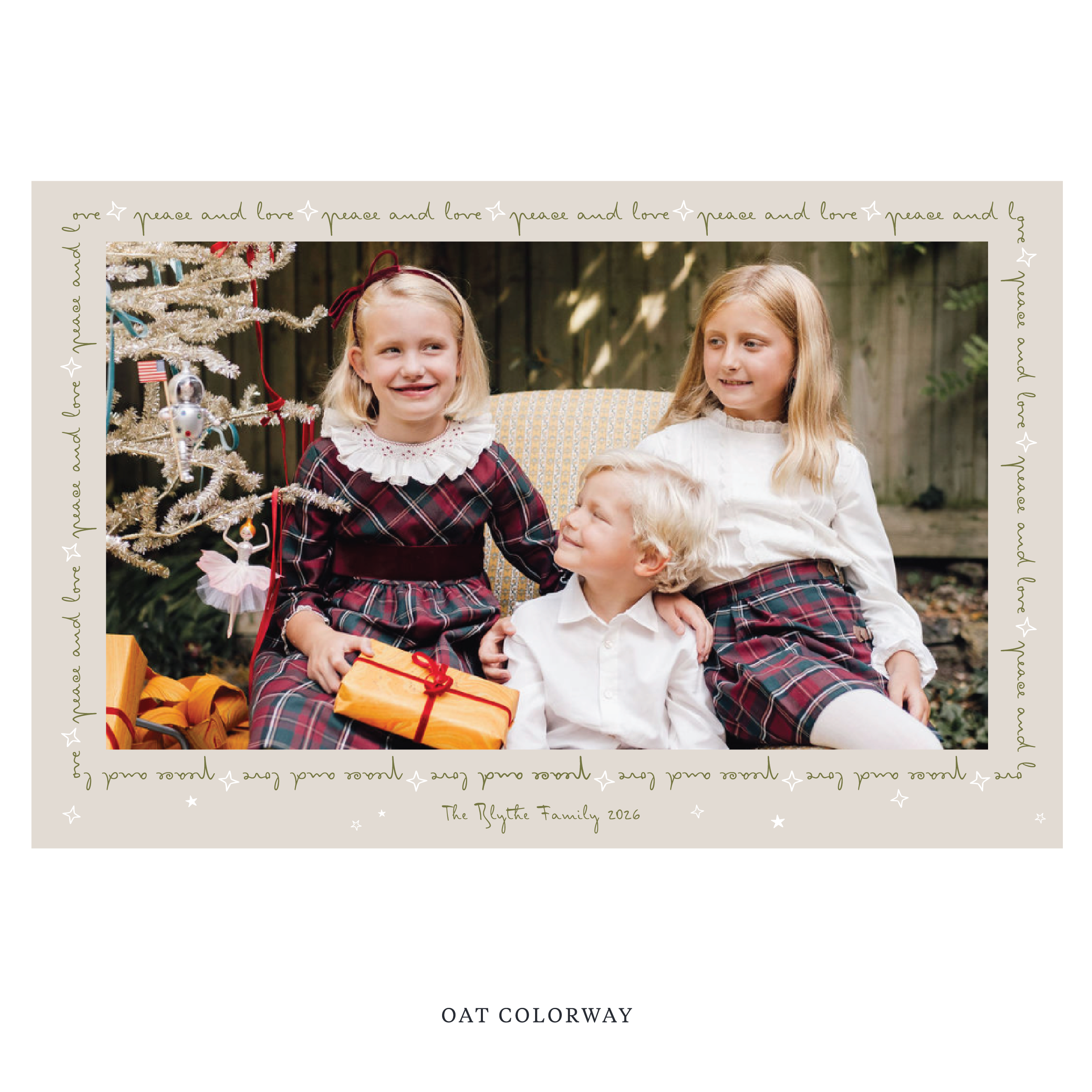 Blythe Digital Photo Holiday Card, Extra Large