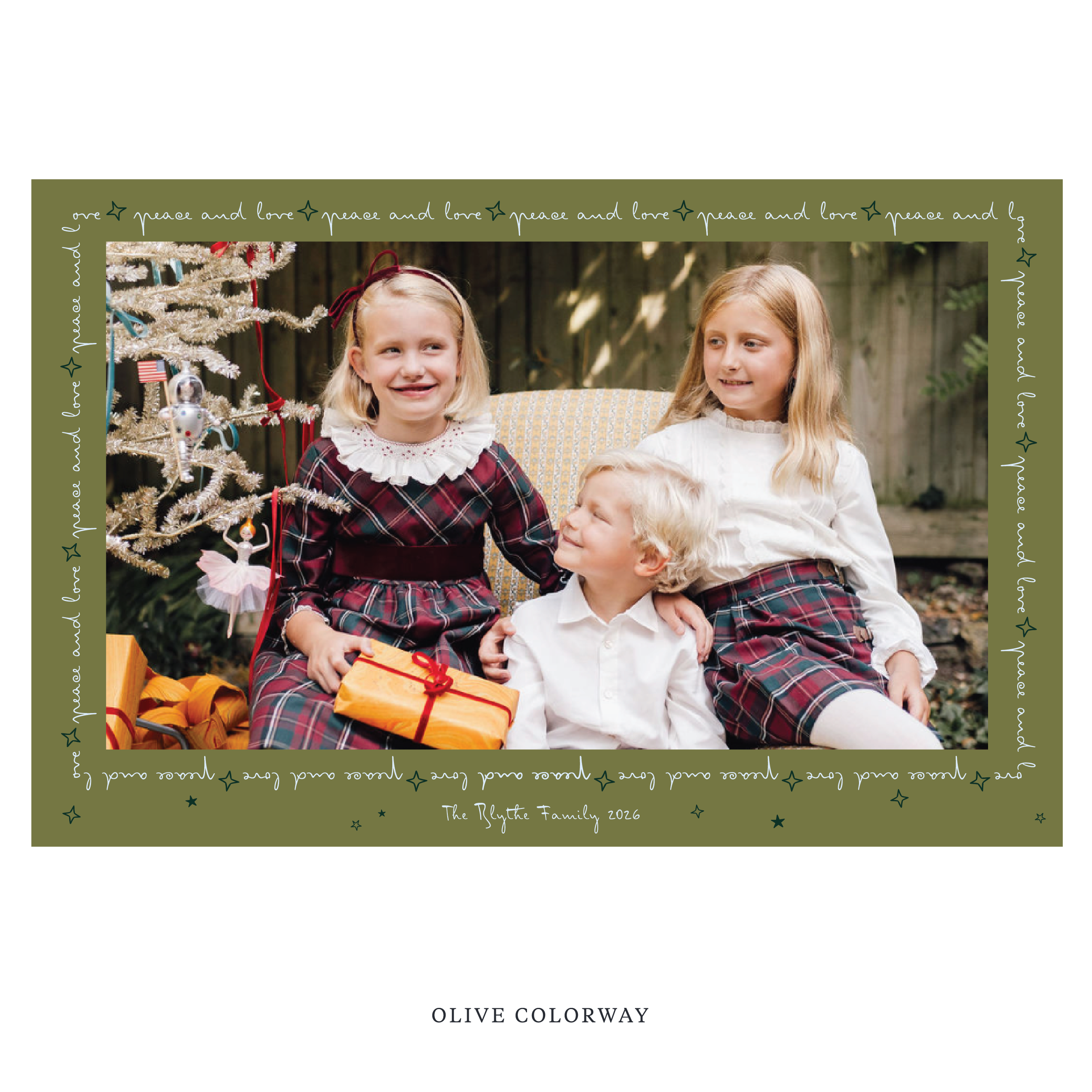 Blythe Digital Photo Holiday Card, Extra Large