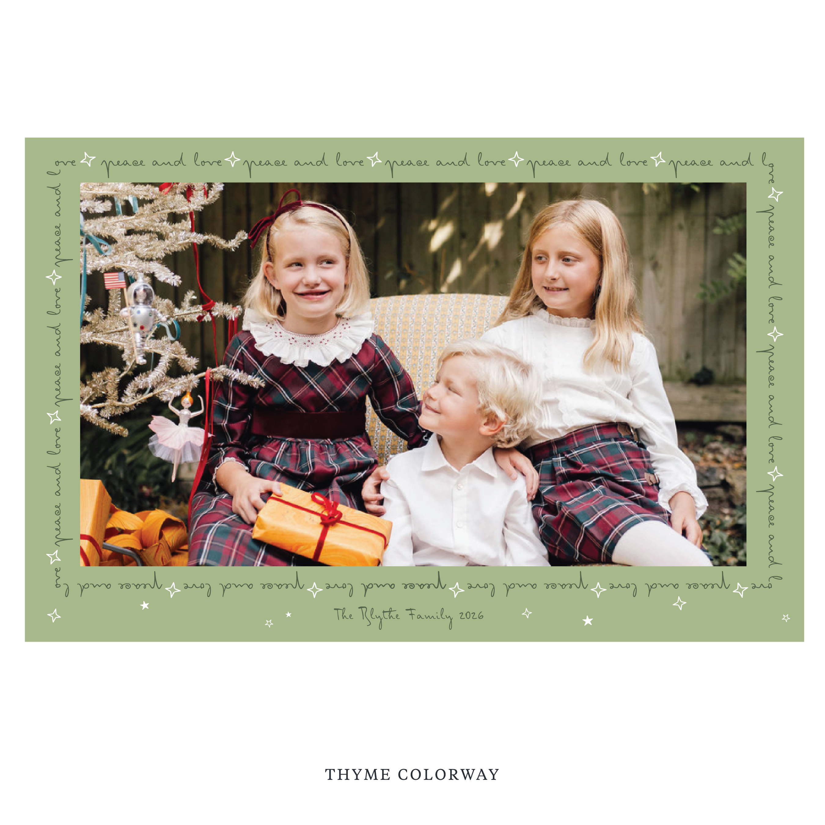 Blythe Digital Photo Holiday Card, Extra Large
