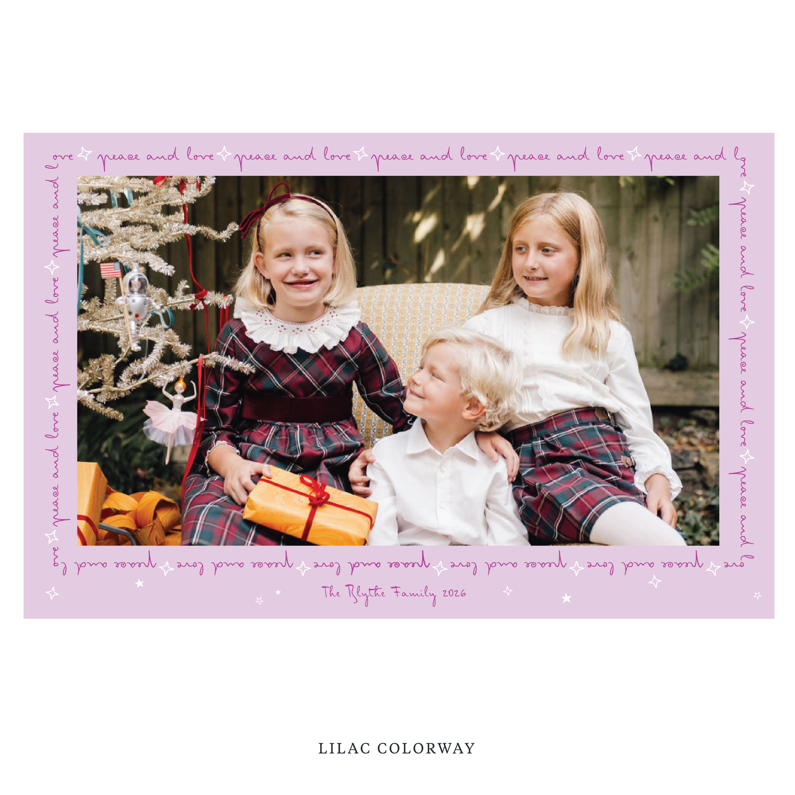 Blythe Digital Photo Holiday Card, Extra Large