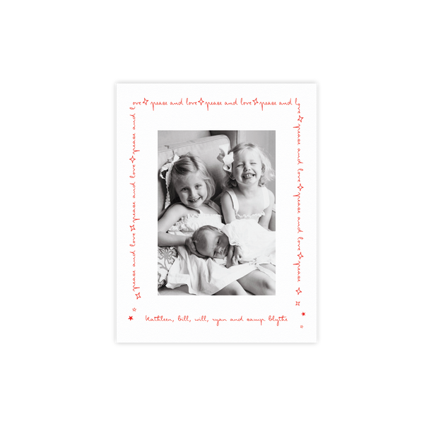 Blythe Letterpress Petite Holiday Card