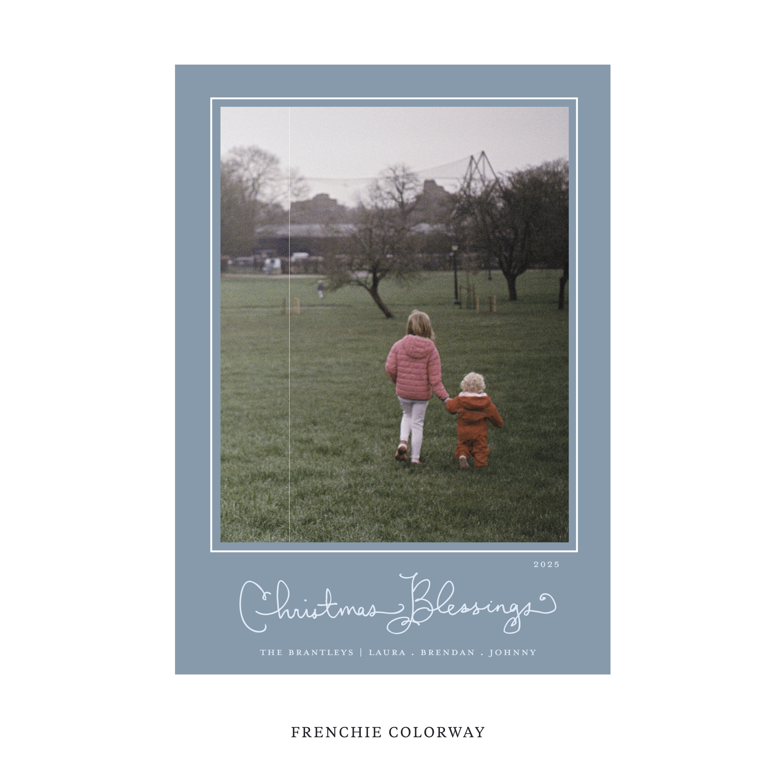 Brantley Classic Flat Print Holiday Card, Medium
