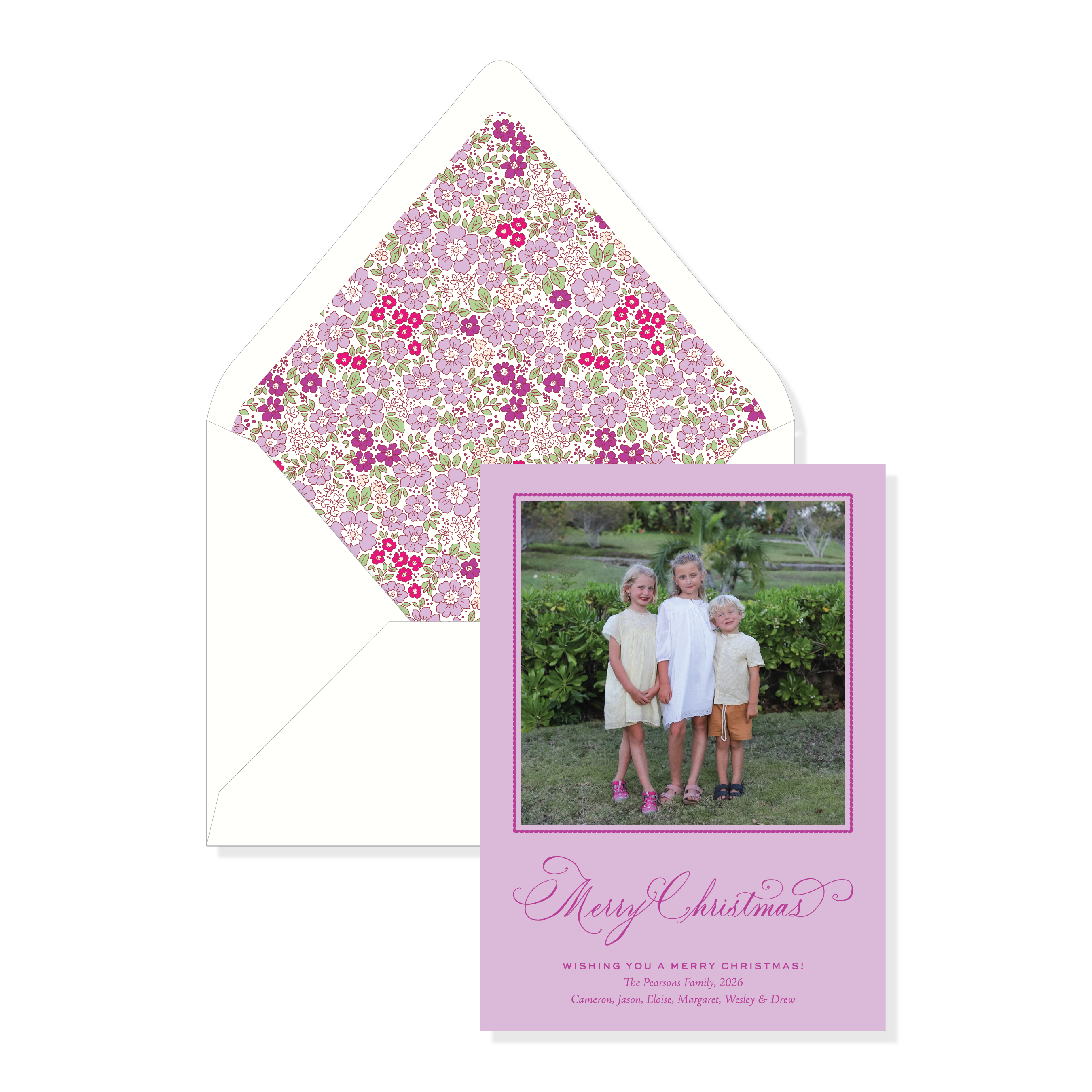 Briarstone Garden Classic Printed Holiday Card