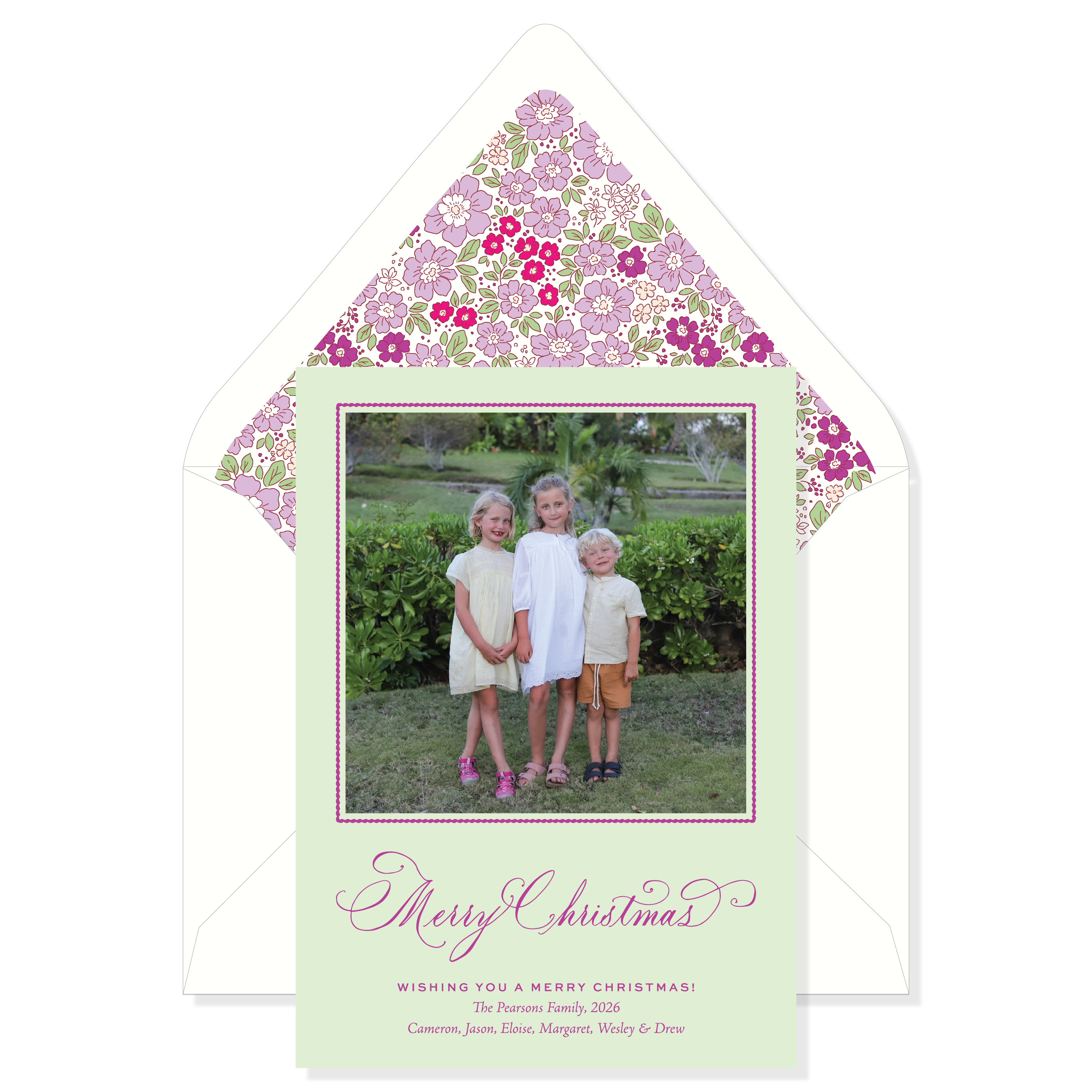 Briarstone Garden Classic Printed Holiday Card
