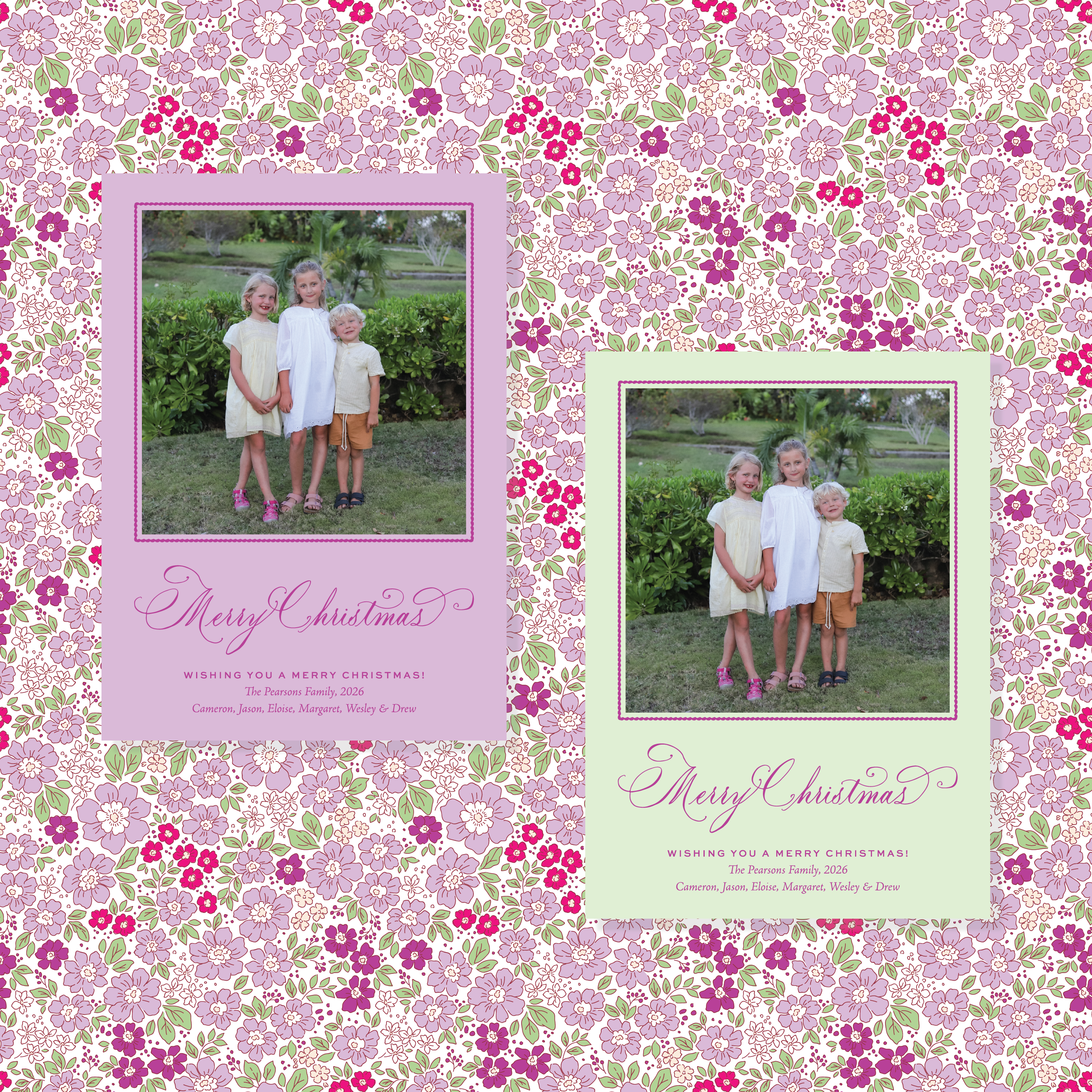 Briarstone Garden Classic Printed Holiday Card
