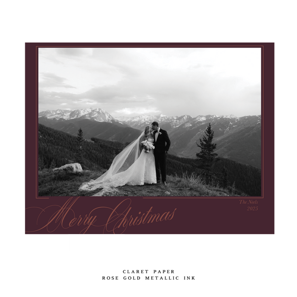 Cassia Large Luxe Holiday Card
