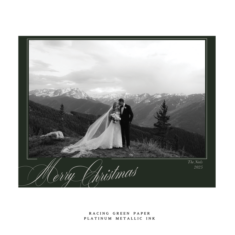 Cassia Large Luxe Holiday Card