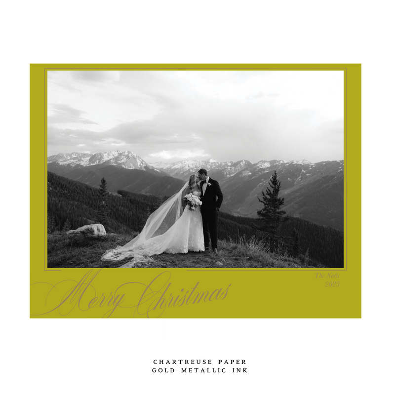 Cassia Large Luxe Holiday Card