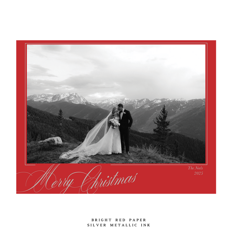 Cassia Large Luxe Holiday Card