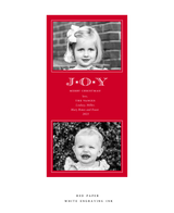 Celeste Large Luxe Holiday Card (horizontal photo)
