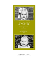 Celeste Large Luxe Holiday Card (horizontal photo)