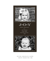 Celeste Large Luxe Holiday Card (horizontal photo)