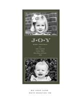 Celeste Large Luxe Holiday Card (horizontal photo)