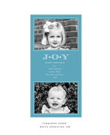 Celeste Large Luxe Holiday Card (horizontal photo)