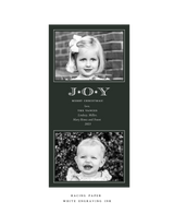 Celeste Large Luxe Holiday Card (horizontal photo)