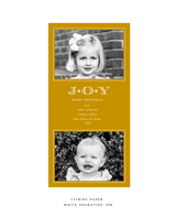 Celeste Large Luxe Holiday Card (horizontal photo)