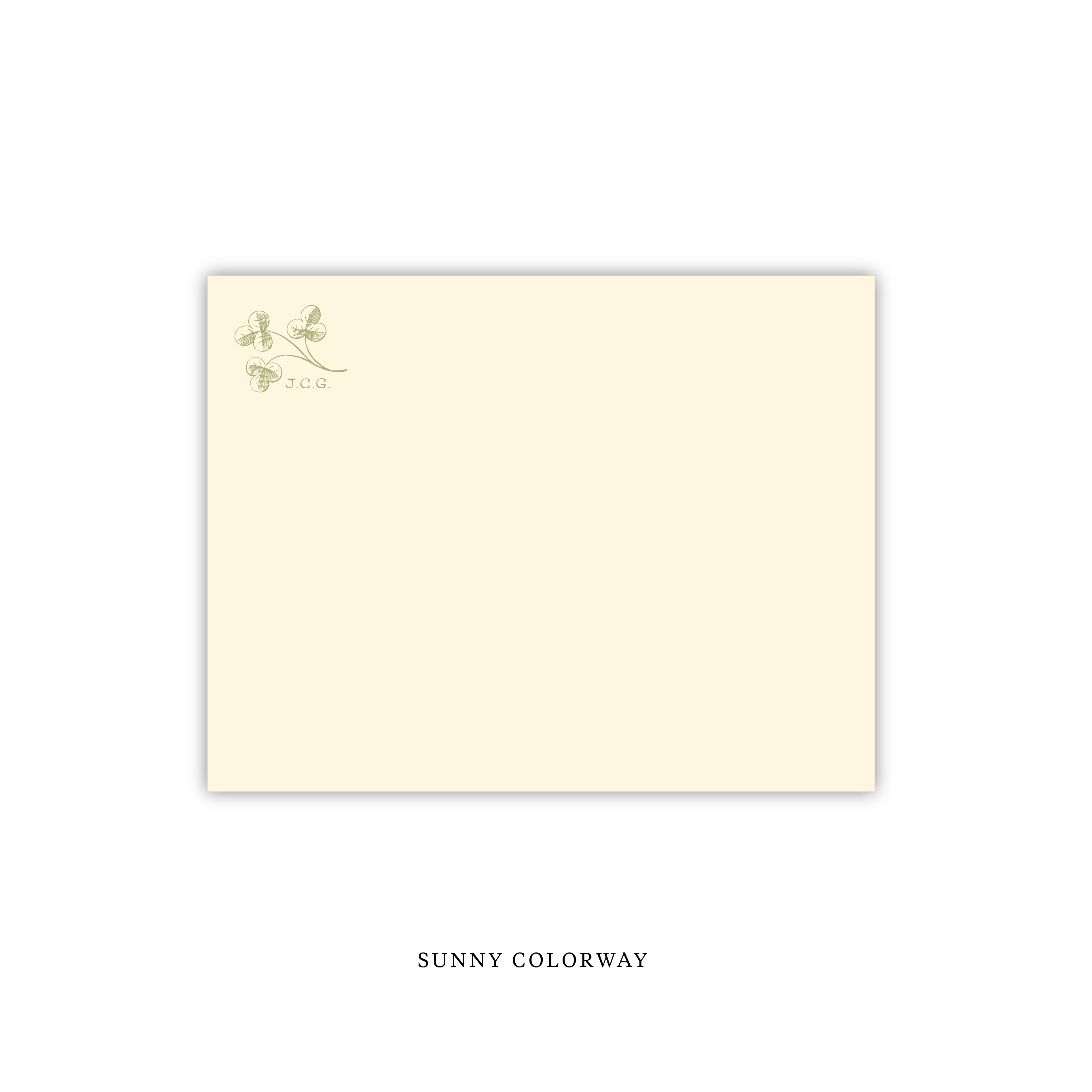Clover Letterpress Stationery