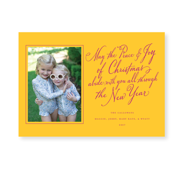 Calloway Classic Printed Medium Holiday Card