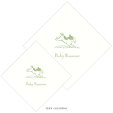 Cambridge Motif Cocktail Napkin