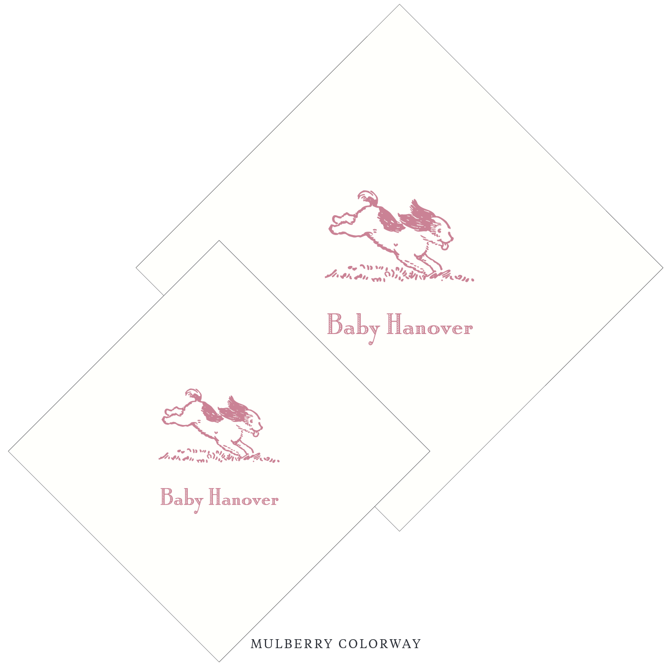 Cambridge Motif Cocktail Napkin