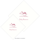 Cambridge Motif Cocktail Napkin