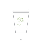 Cambridge Motif Paper Cup | 12 oz with Lid