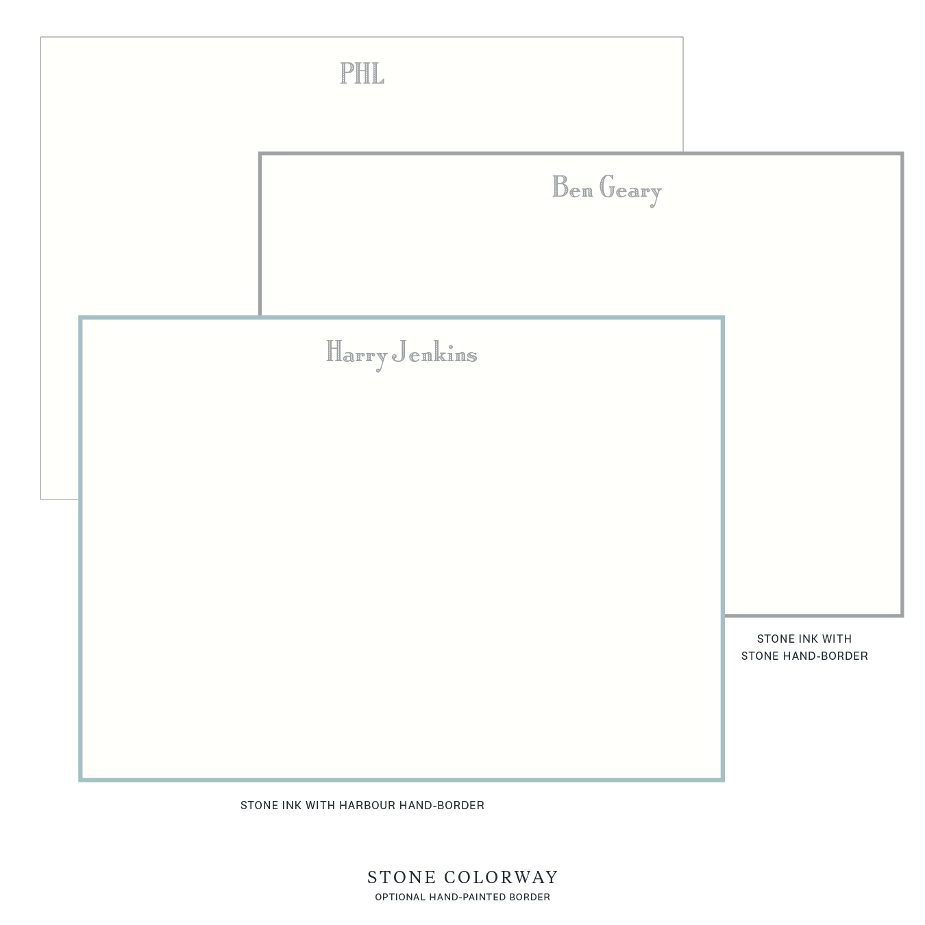 Cambridge Laid Paper Notecard