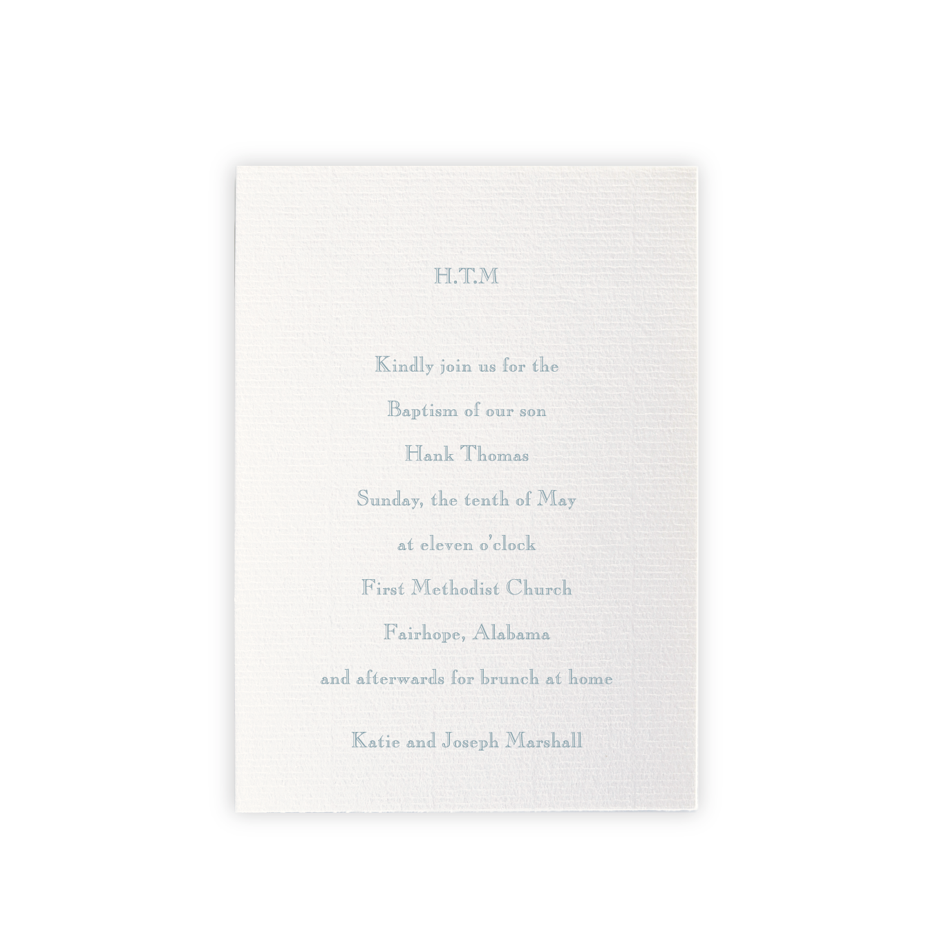 Camden Religious Celebration Invitation