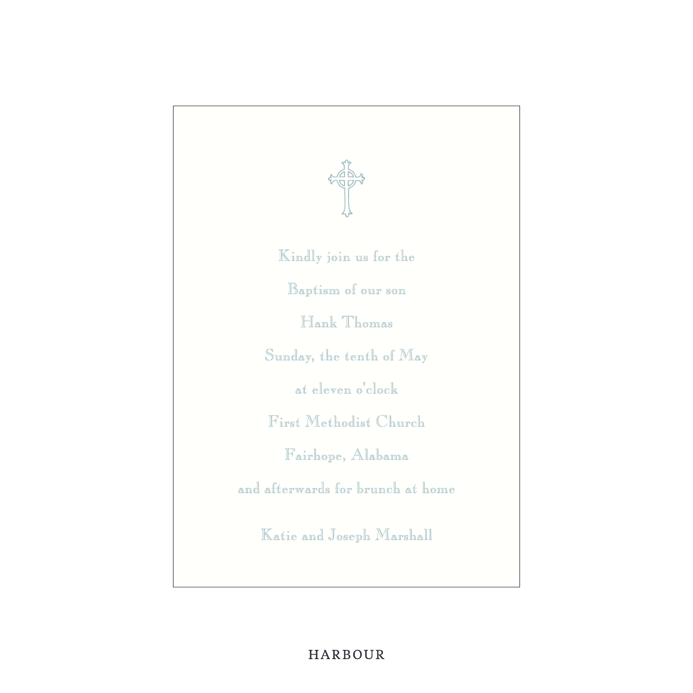 Camden Religious Celebration Invitation