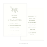 Camden Motif Baby Shower Invitation