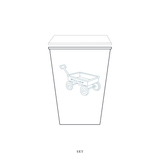 Camden Motif Paper Cup | 12 oz with Lid